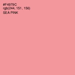#F4979C - Sea Pink Color Image